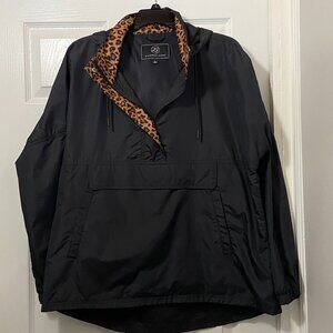 Lauren James Women's Water Resistant Hooded Lightweight Anorak Jacket L